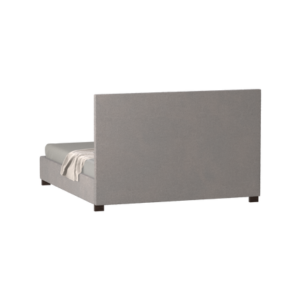 Ava High Headboard Bed in Luxe Fabric