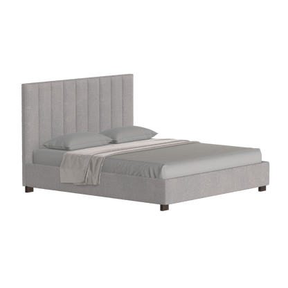Ava High Headboard Bed in Luxe Fabric