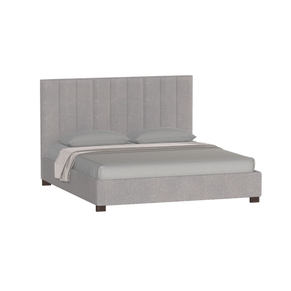 Ava High Headboard Bed in Luxe Fabric