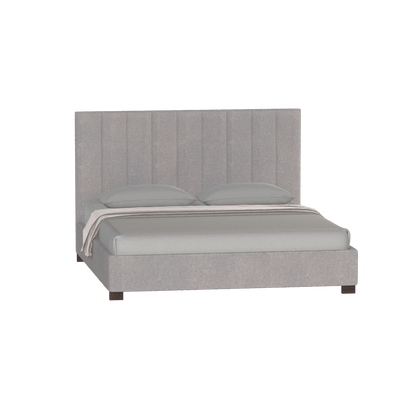 Ava High Headboard Bed in Luxe Fabric