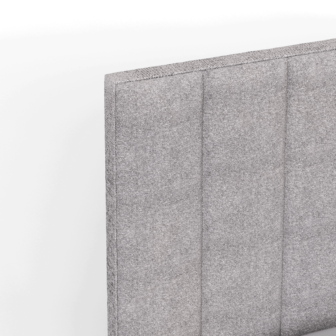 Ava High Headboard Bed in Luxe Fabric