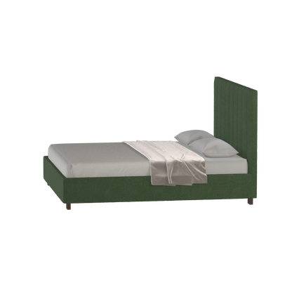 Ava High Headboard Bed in Luxe Fabric