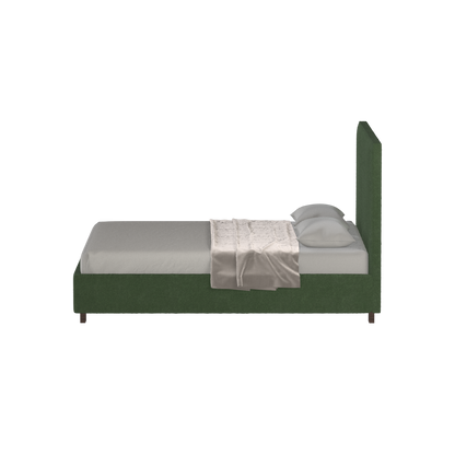 Ava High Headboard Bed in Luxe Fabric
