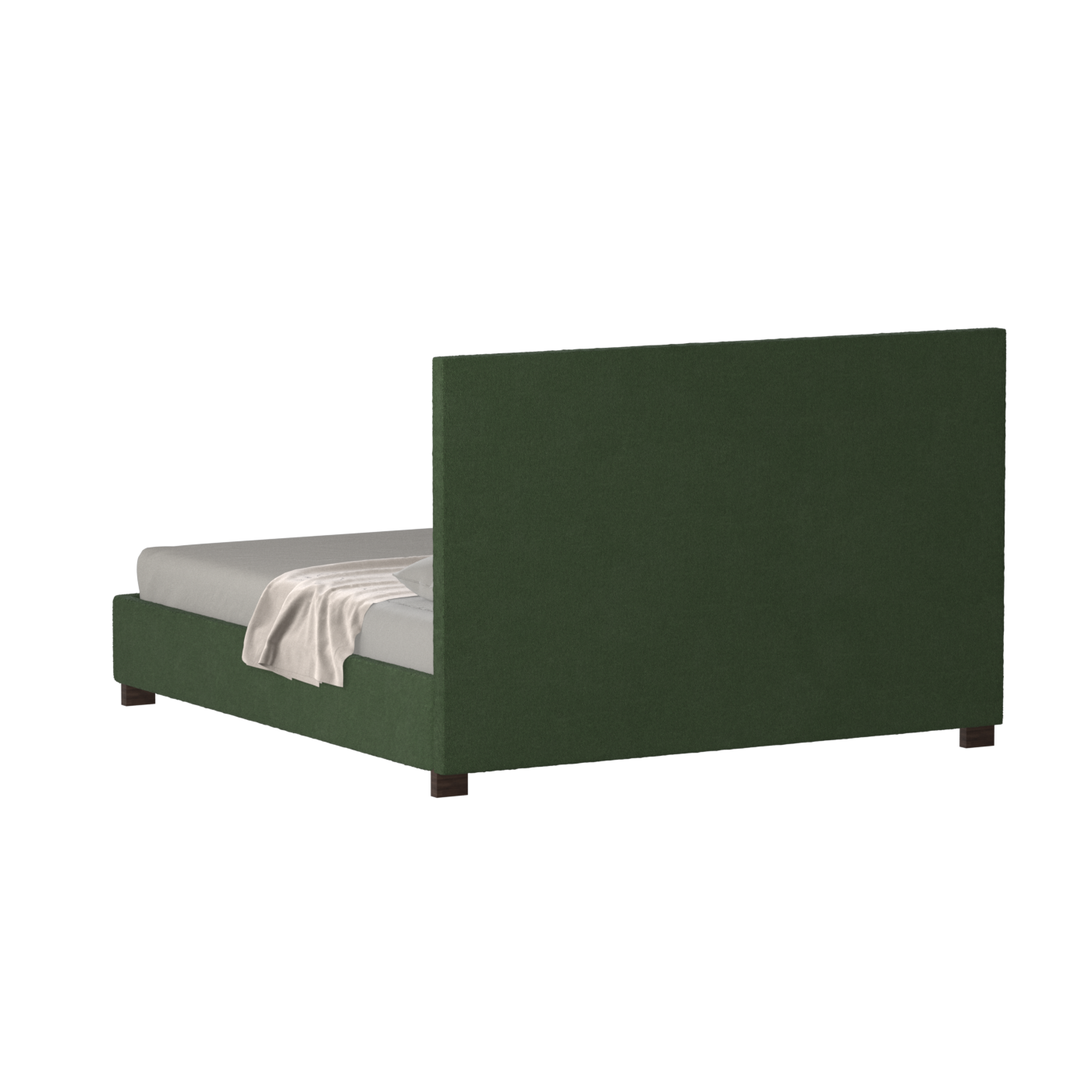Ava High Headboard Bed in Luxe Fabric