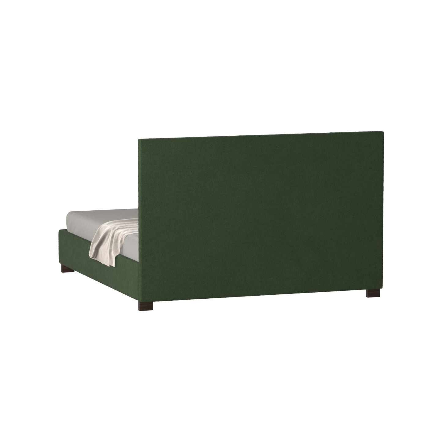 Ava High Headboard Bed in Luxe Fabric