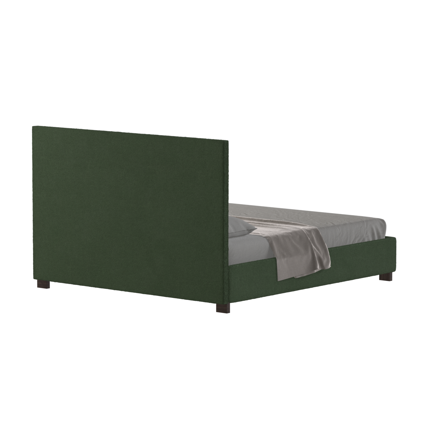 Ava High Headboard Bed in Luxe Fabric