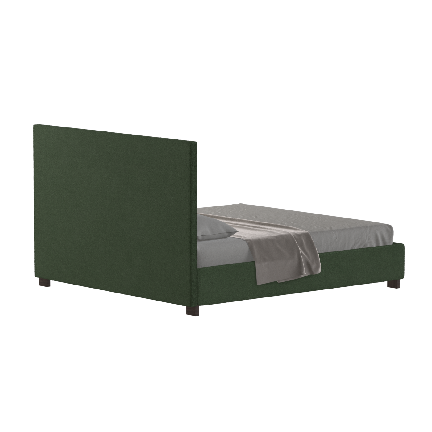 Ava High Headboard Bed in Luxe Fabric