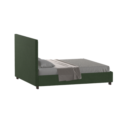Ava High Headboard Bed in Luxe Fabric