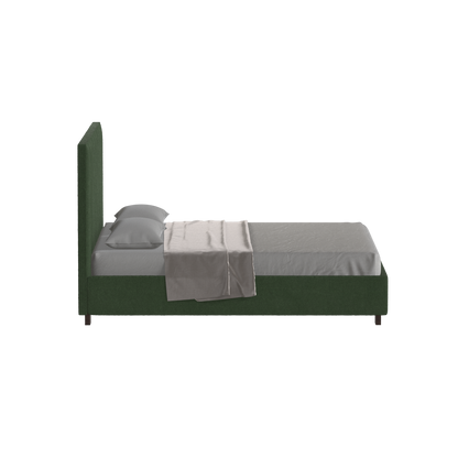 Ava High Headboard Bed in Luxe Fabric