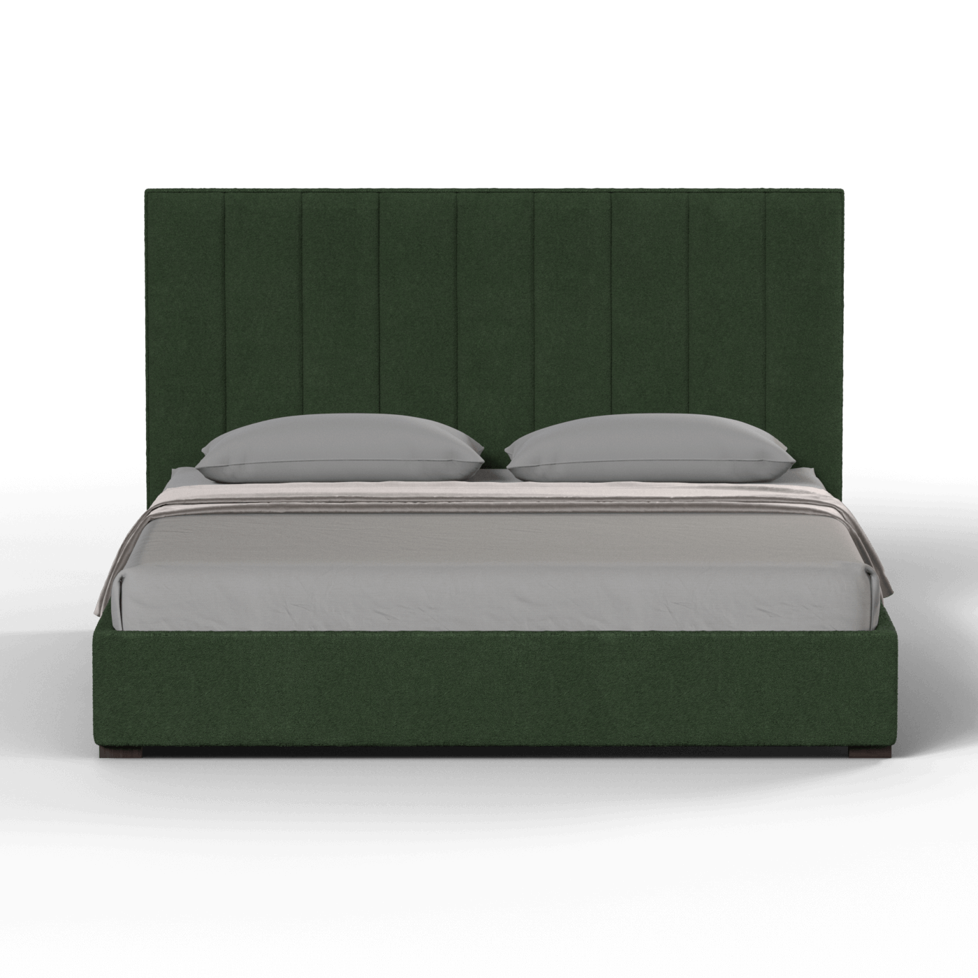 Ava High Headboard Bed in Luxe Fabric