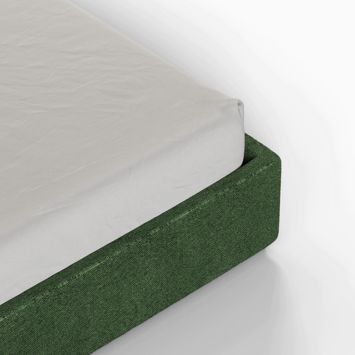 Ava High Headboard Bed in Luxe Fabric