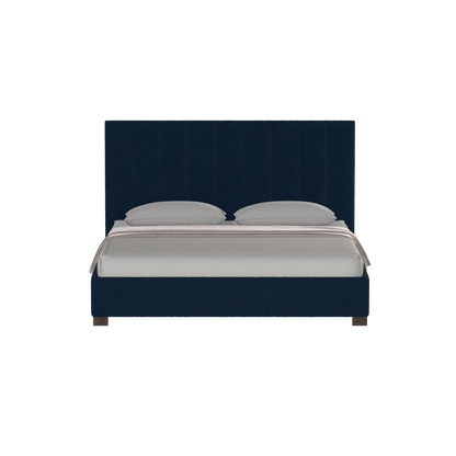 Ava High Headboard Bed in Luxe Fabric