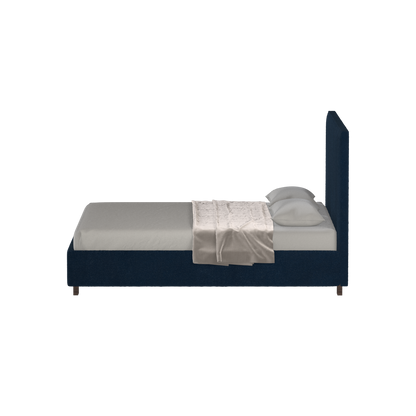 Ava High Headboard Bed in Luxe Fabric