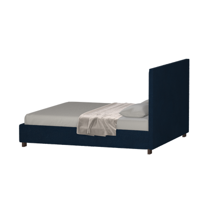 Ava High Headboard Bed in Luxe Fabric