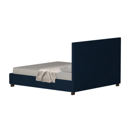 Ava High Headboard Bed in Luxe Fabric