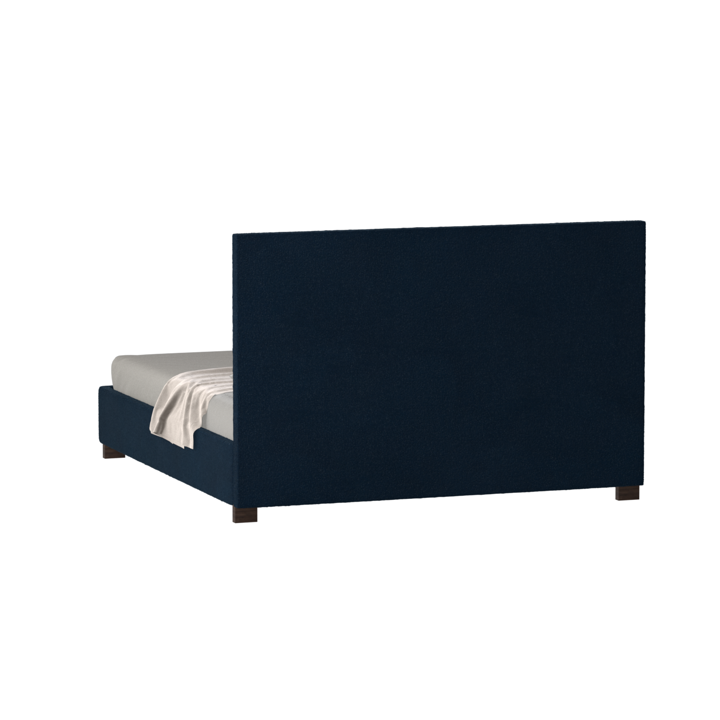 Ava High Headboard Bed in Luxe Fabric