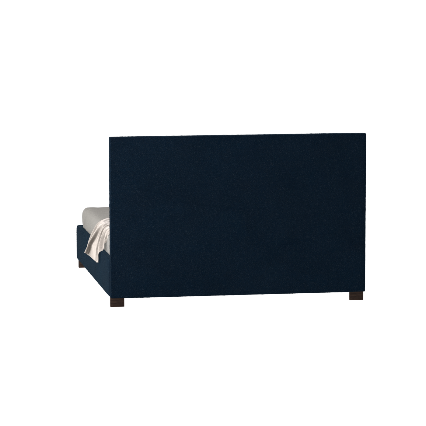 Ava High Headboard Bed in Luxe Fabric