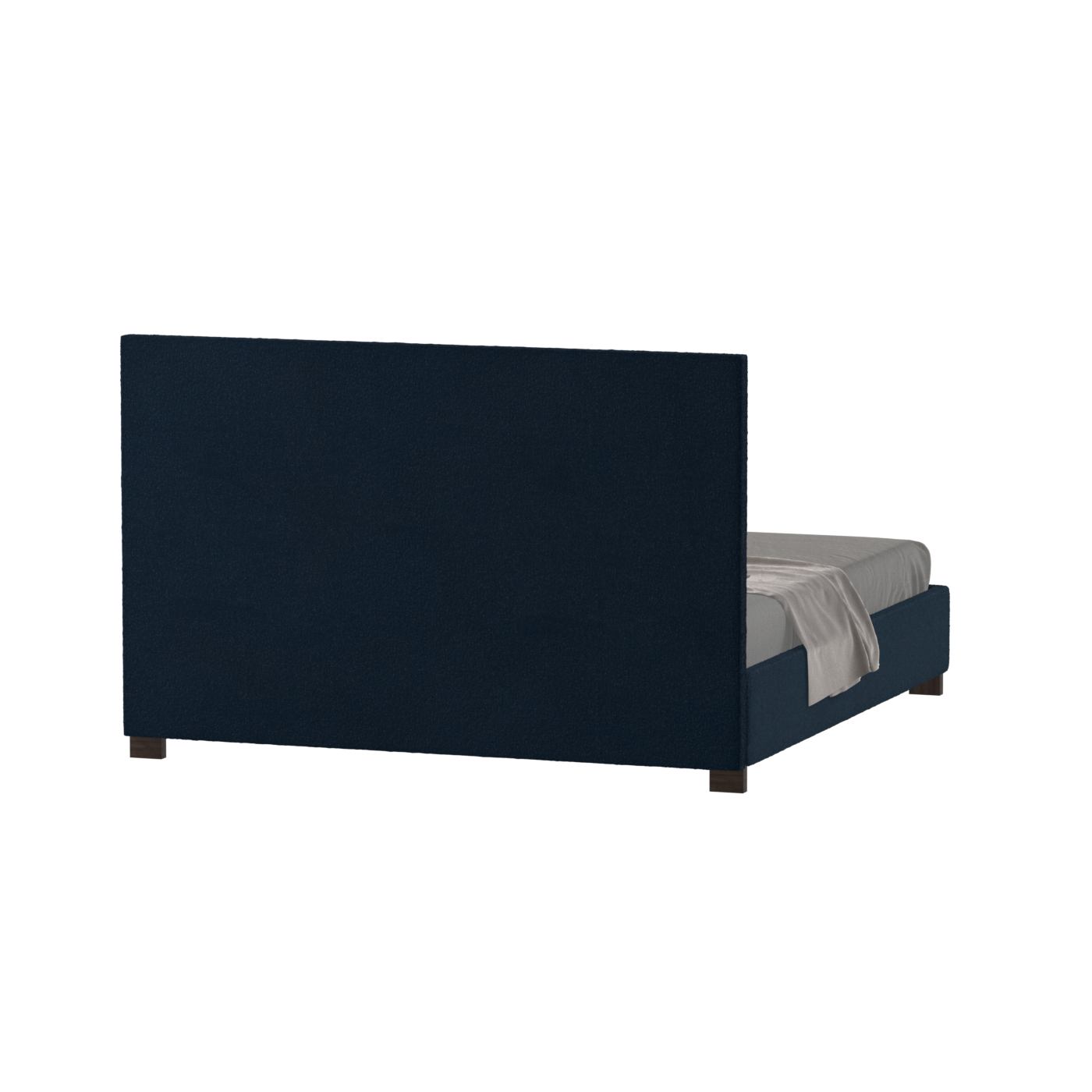 Ava High Headboard Bed in Luxe Fabric
