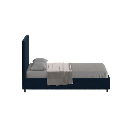 Ava High Headboard Bed in Luxe Fabric