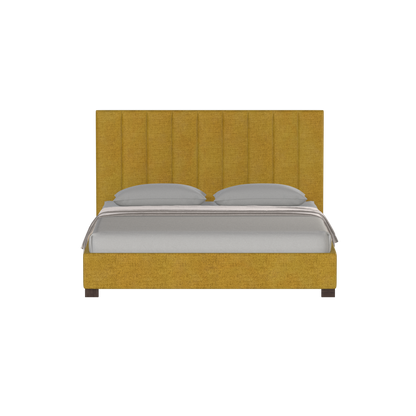 Ava High Headboard Bed in Luxe Fabric