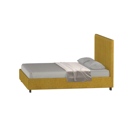 Ava High Headboard Bed in Luxe Fabric