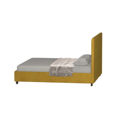 Ava High Headboard Bed in Luxe Fabric