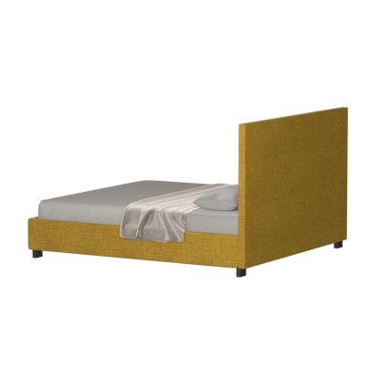 Ava High Headboard Bed in Luxe Fabric