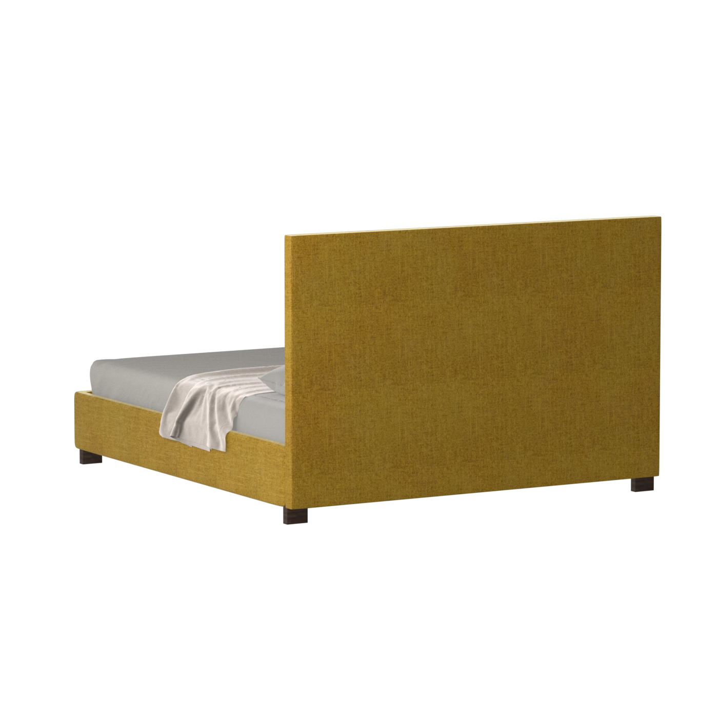 Ava High Headboard Bed in Luxe Fabric