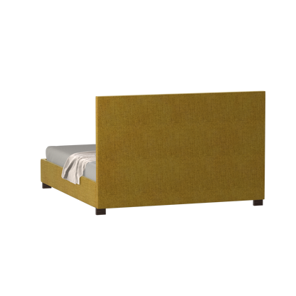 Ava High Headboard Bed in Luxe Fabric