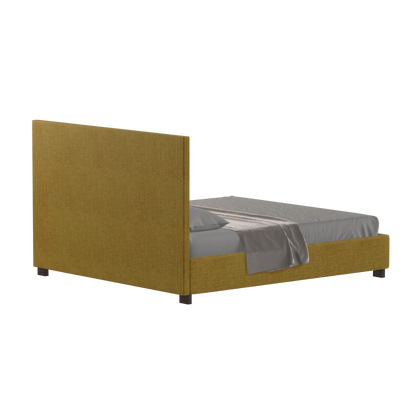 Ava High Headboard Bed in Luxe Fabric