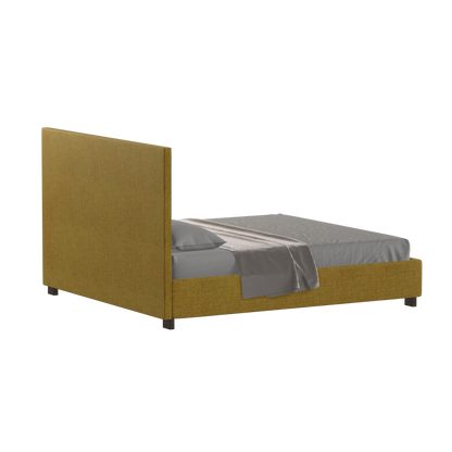 Ava High Headboard Bed in Luxe Fabric