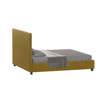 Ava High Headboard Bed in Luxe Fabric