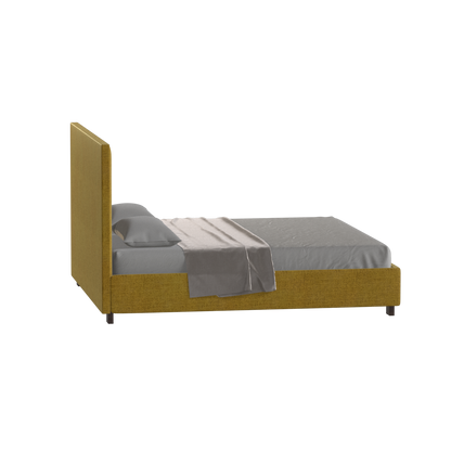 Ava High Headboard Bed in Luxe Fabric