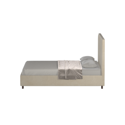 Ava High Headboard Bed in Luxe Fabric