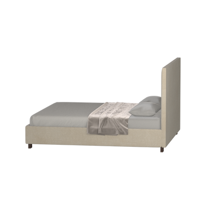 Ava High Headboard Bed in Luxe Fabric