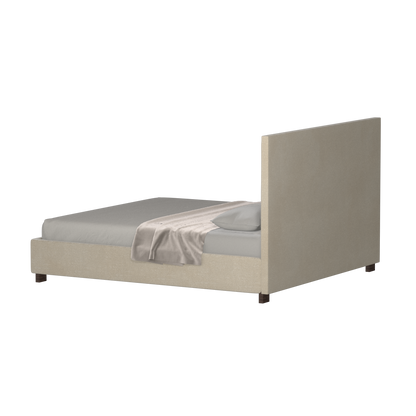 Ava High Headboard Bed in Luxe Fabric