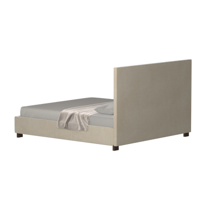Ava High Headboard Bed in Luxe Fabric