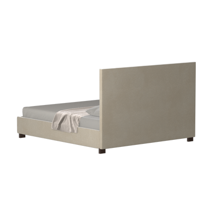 Ava High Headboard Bed in Luxe Fabric