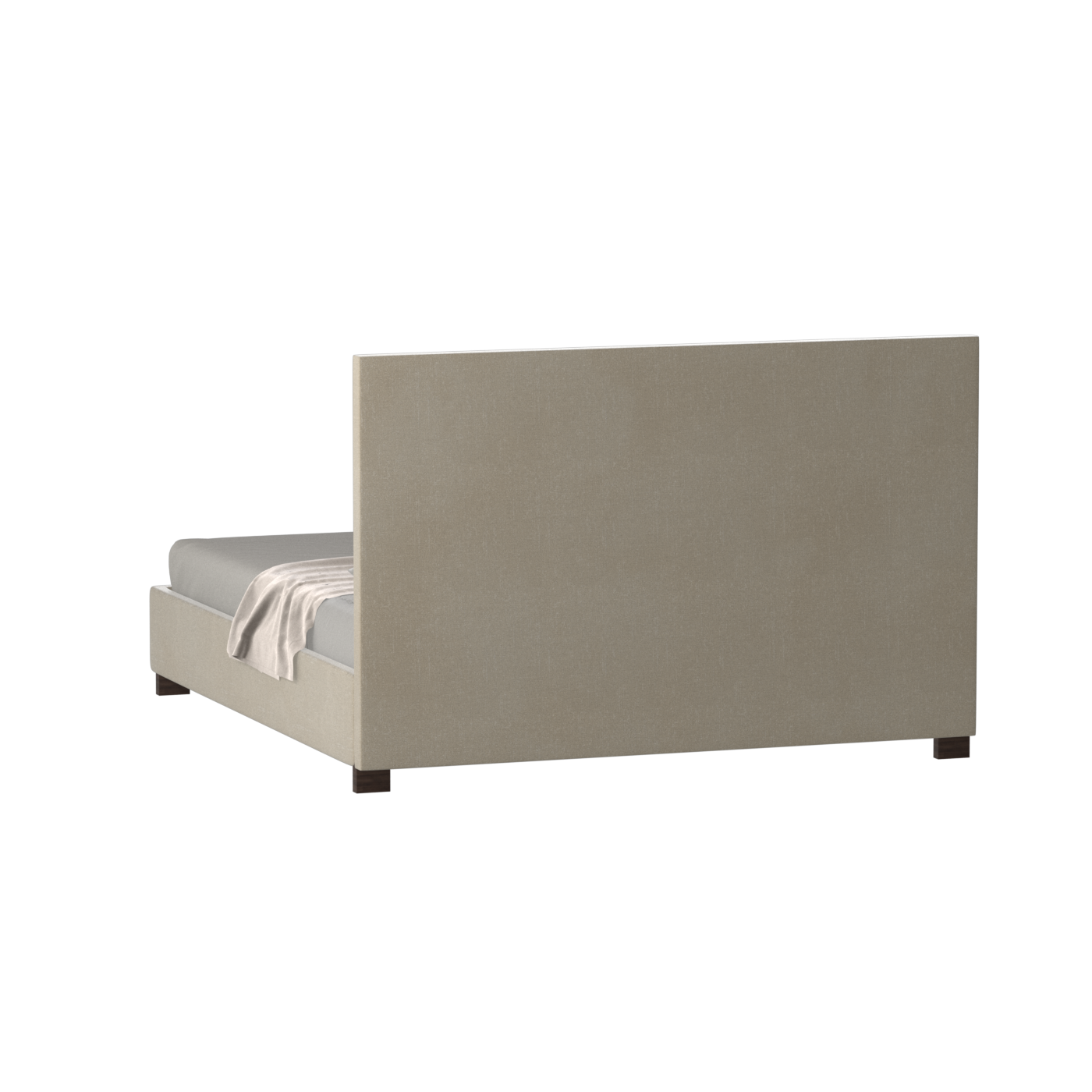 Ava High Headboard Bed in Luxe Fabric