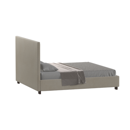 Ava High Headboard Bed in Luxe Fabric