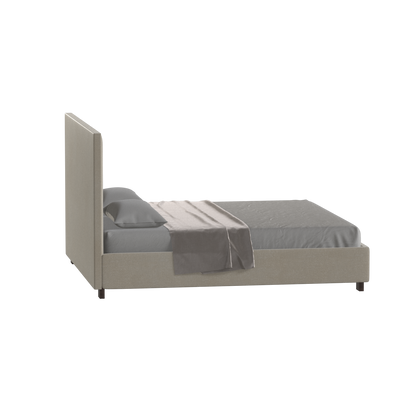 Ava High Headboard Bed in Luxe Fabric