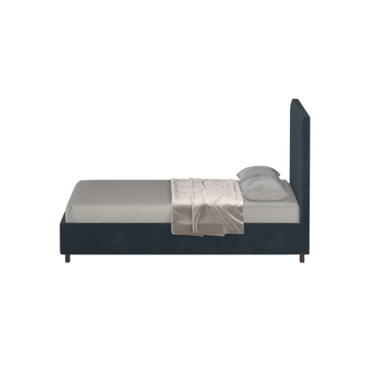 Ava High Headboard Bed in Luxe Fabric