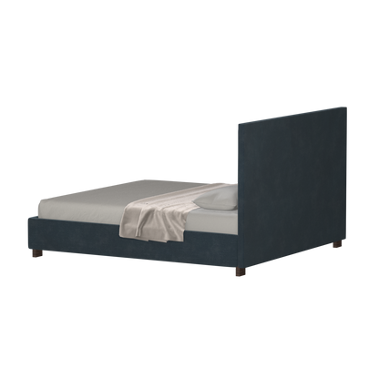 Ava High Headboard Bed in Luxe Fabric