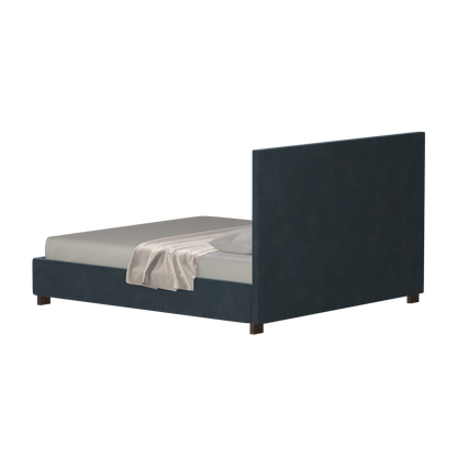 Ava High Headboard Bed in Luxe Fabric