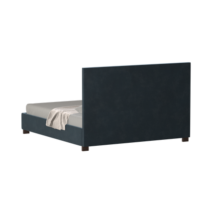 Ava High Headboard Bed in Luxe Fabric