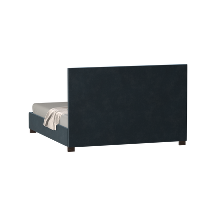 Ava High Headboard Bed in Luxe Fabric