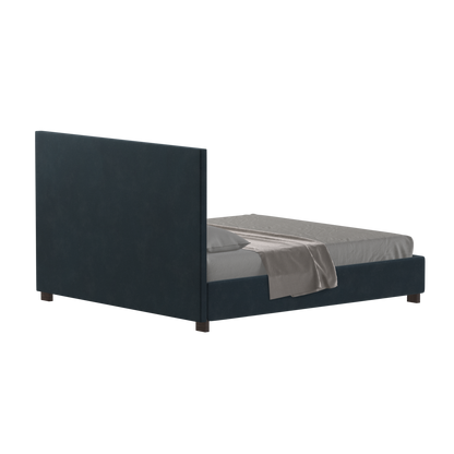 Ava High Headboard Bed in Luxe Fabric