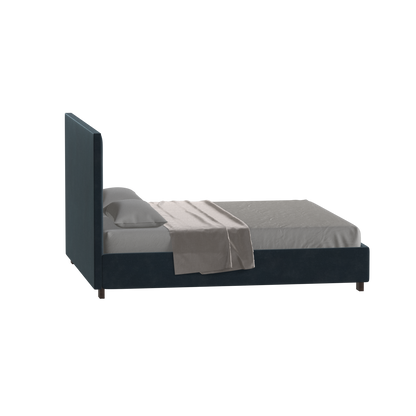 Ava High Headboard Bed in Luxe Fabric