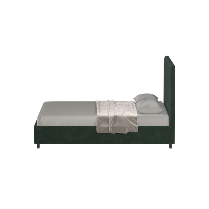 Ava High Headboard Bed in Luxe Fabric
