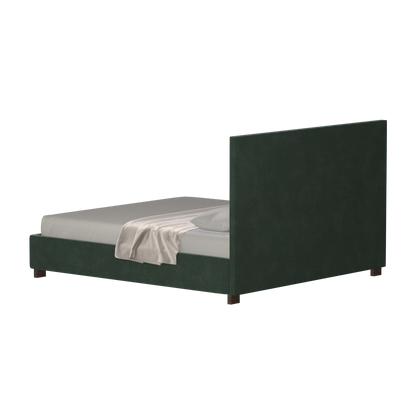Ava High Headboard Bed in Luxe Fabric